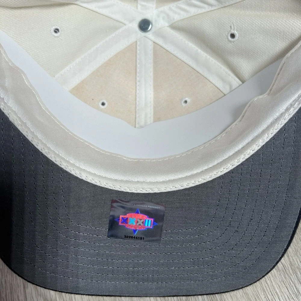 VTG 1998 Super‎ Bowl XXXII Strapback Hat NWT NFL San Diego Twins Beige Cap